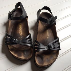 Birkenstocks Rio Black Sandal Size 38
